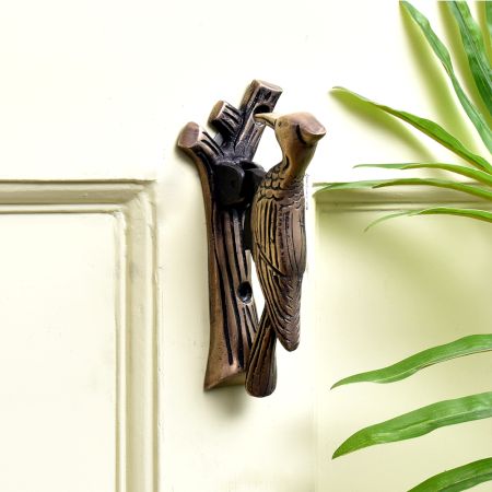 Bird Golden Door Knocker